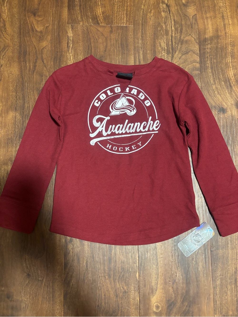 Girls’ NHL Long Sleeve Colorado Avalanche Hockey Thermal Shirt - Red S
